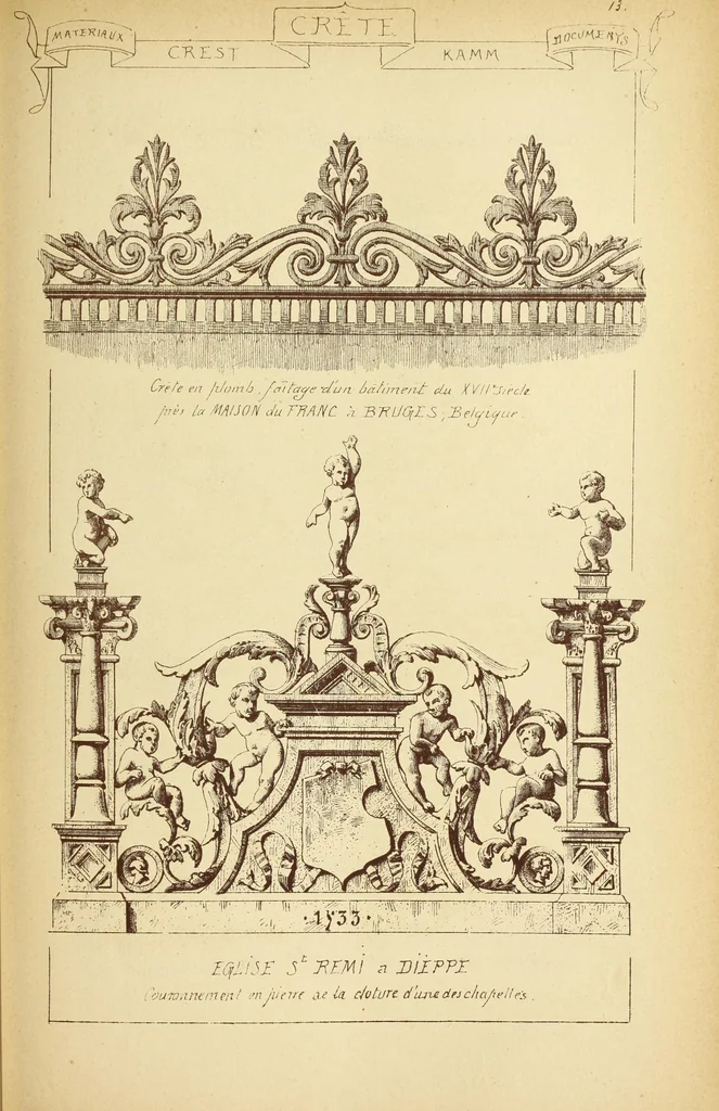 An illustration from Materials and documents of architecture and sculpture : classified alphabetically, 1915, leaf 356