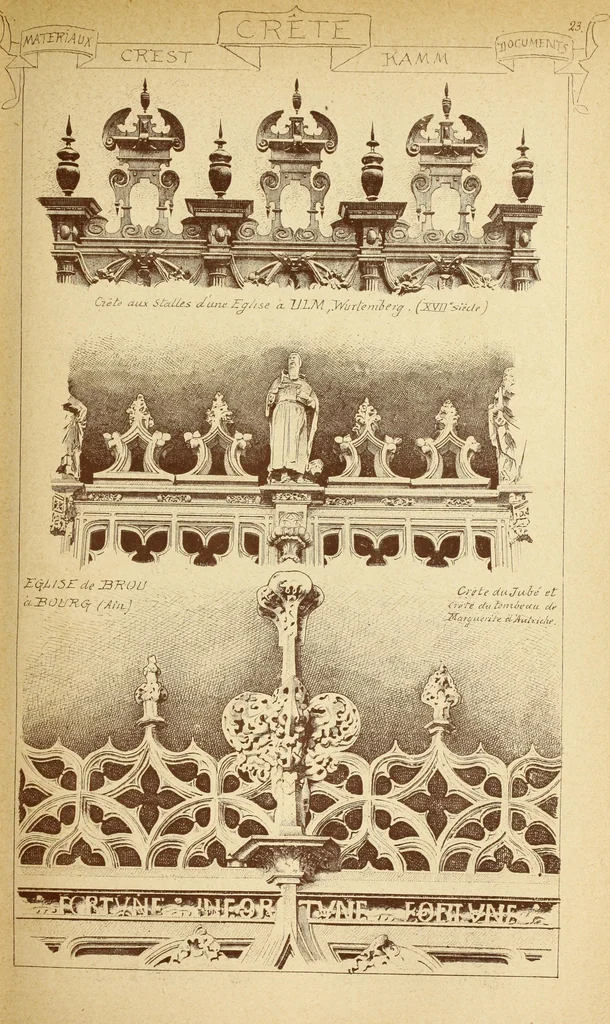 An illustration from Materials and documents of architecture and sculpture : classified alphabetically, 1915, leaf 366