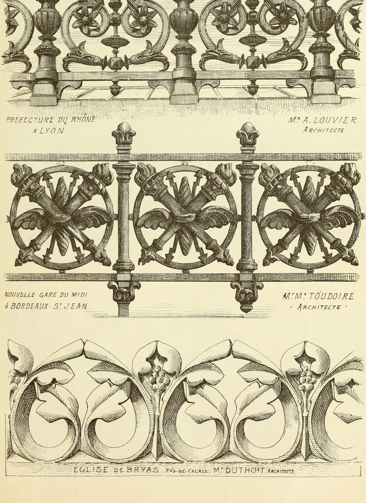 An illustration from Materials and documents of architecture and sculpture : classified alphabetically, 1915, leaf 370