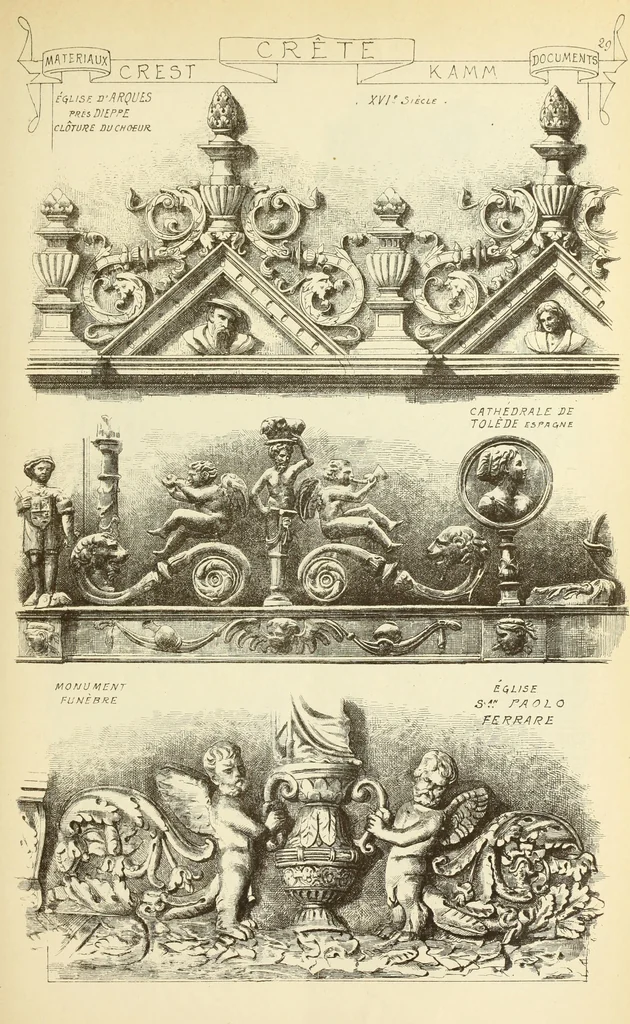 An illustration from Materials and documents of architecture and sculpture : classified alphabetically, 1915, leaf 372