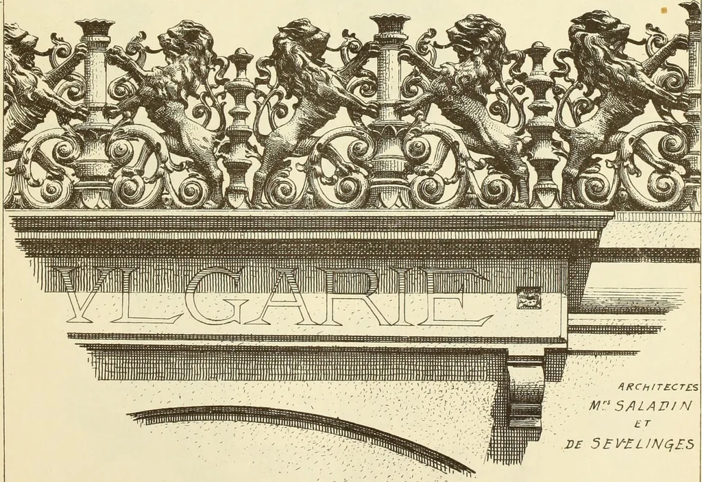 An illustration from Materials and documents of architecture and sculpture : classified alphabetically, 1915, leaf 374