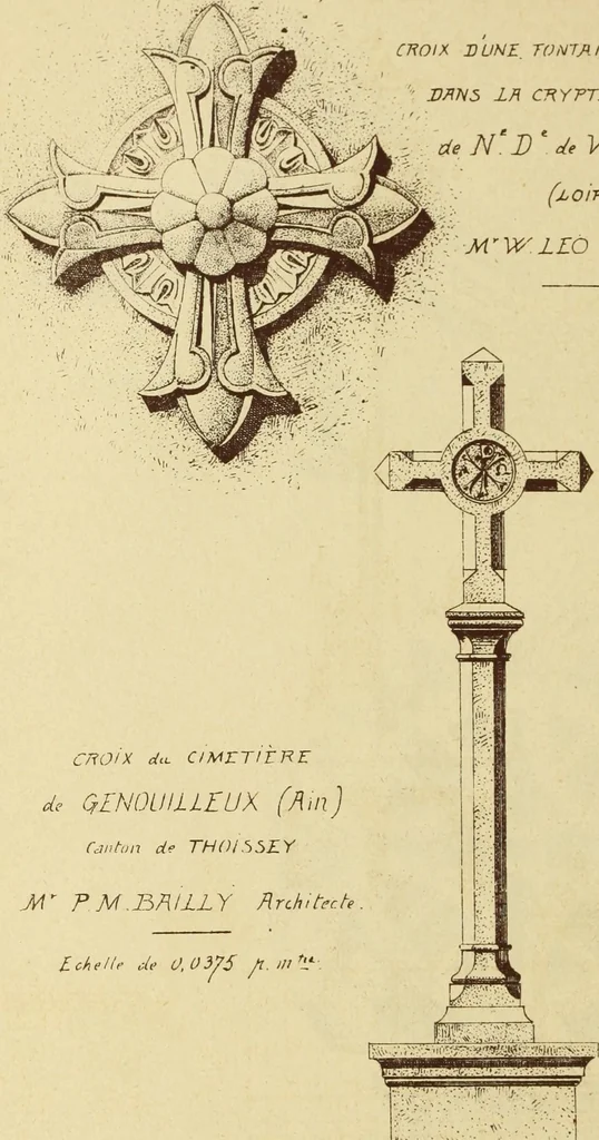 An illustration from Materials and documents of architecture and sculpture : classified alphabetically, 1915, leaf 413
