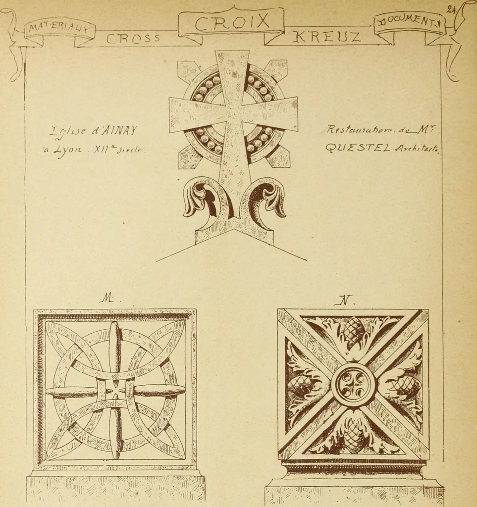 An illustration from Materials and documents of architecture and sculpture : classified alphabetically, 1915, leaf 423