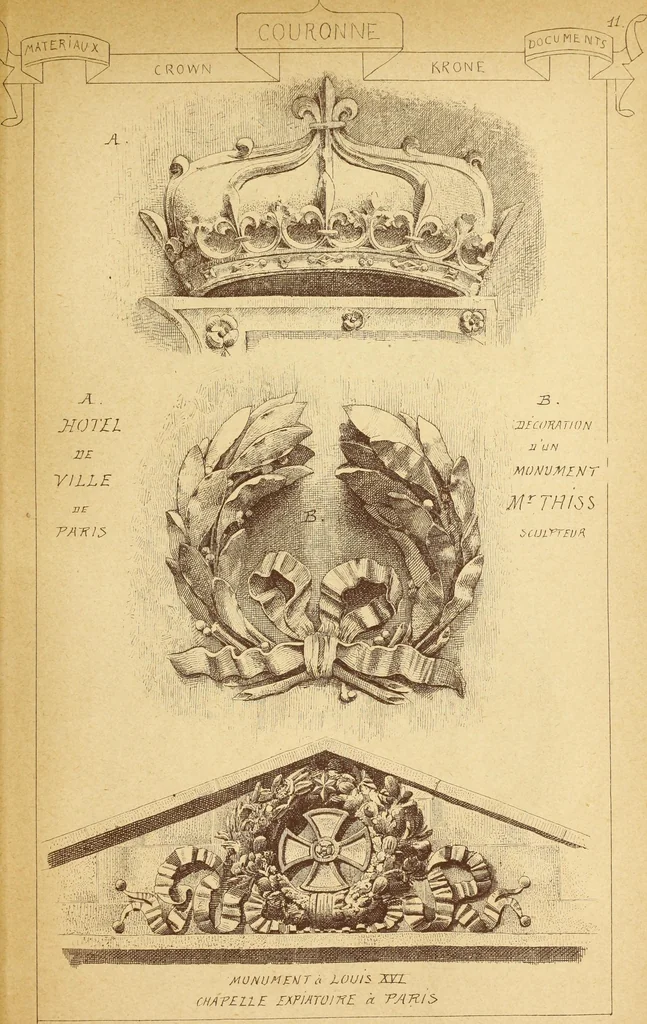 An illustration from Materials and documents of architecture and sculpture : classified alphabetically, 1915, leaf 450