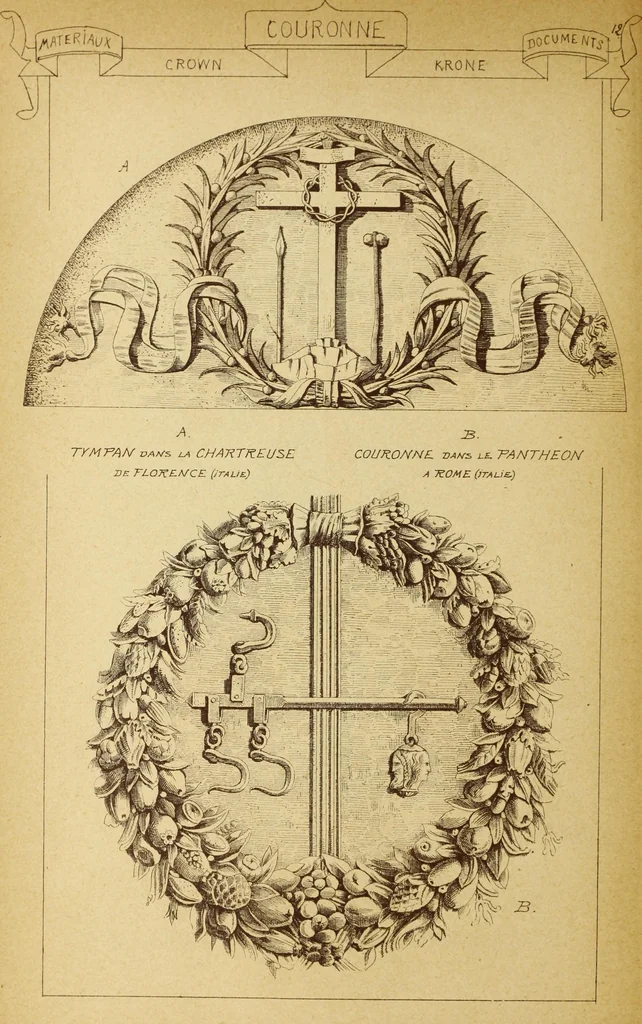 An illustration from Materials and documents of architecture and sculpture : classified alphabetically, 1915, leaf 451