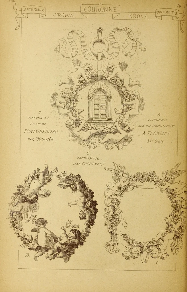 An illustration from Materials and documents of architecture and sculpture : classified alphabetically, 1915, leaf 453