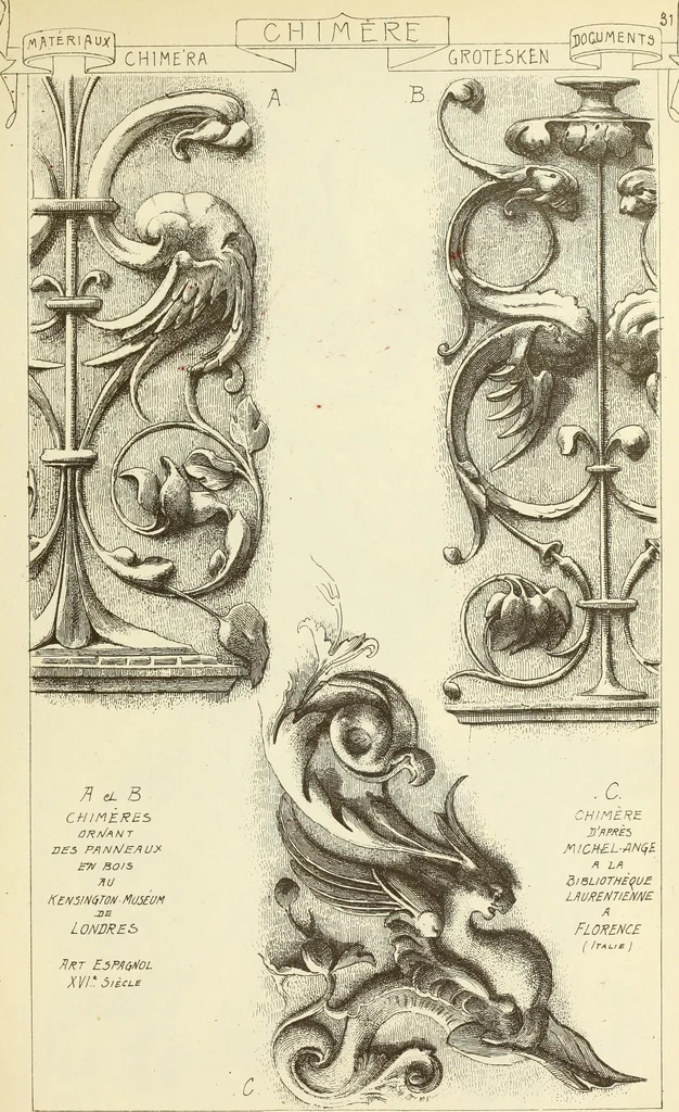 An illustration from Materials and documents of architecture and sculpture : classified alphabetically, 1915, leaf 70