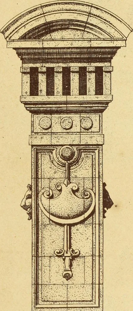 An illustration from Materials and documents of architecture and sculpture : classified alphabetically, 1915, leaf 72