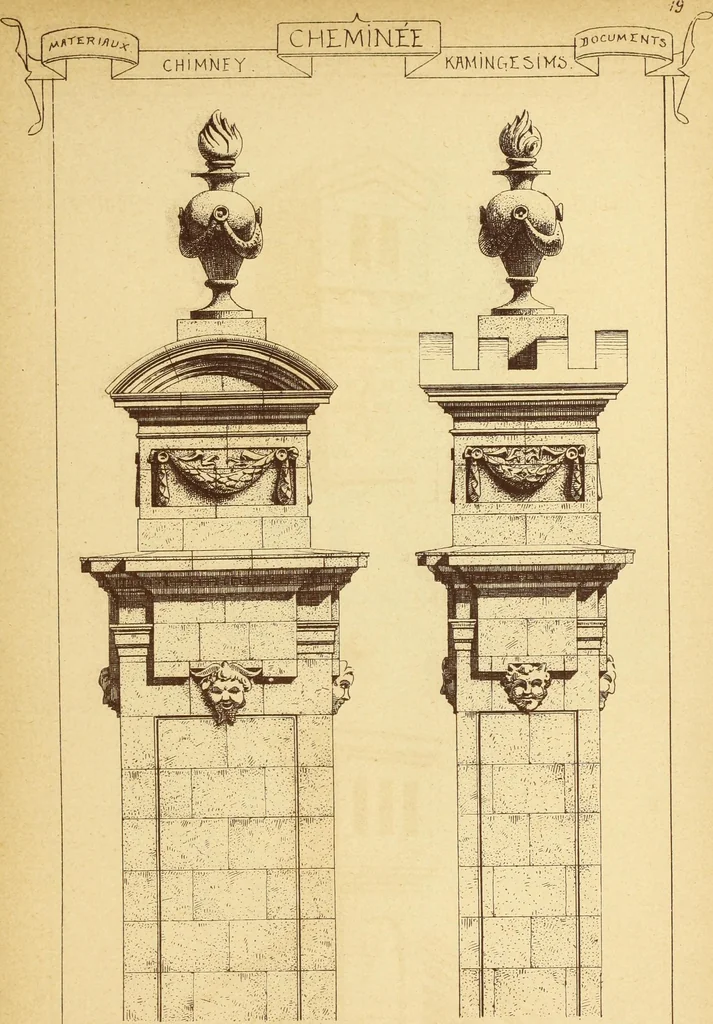 An illustration from Materials and documents of architecture and sculpture : classified alphabetically, 1915, leaf 74