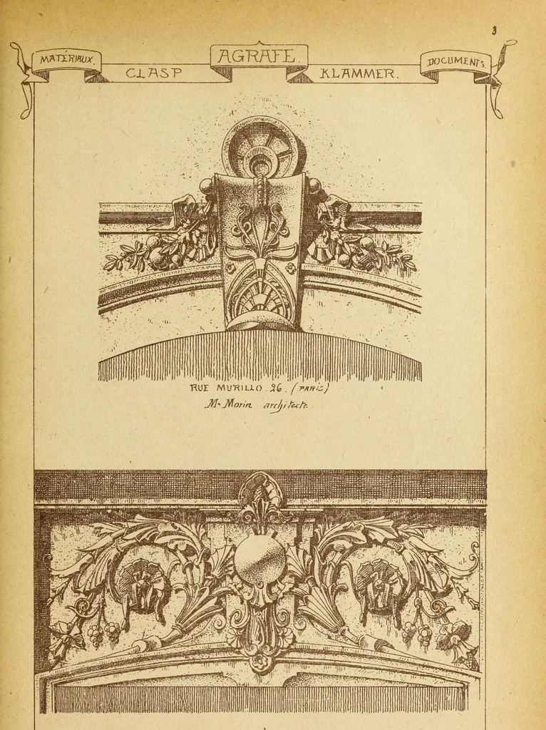An illustration from Materials and documents of architecture and sculpture : classified alphabetically, 1915, leaf 82