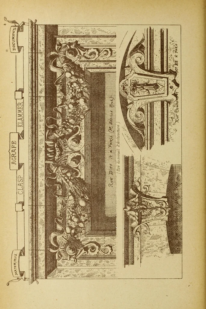 An illustration from Materials and documents of architecture and sculpture : classified alphabetically, 1915, leaf 83