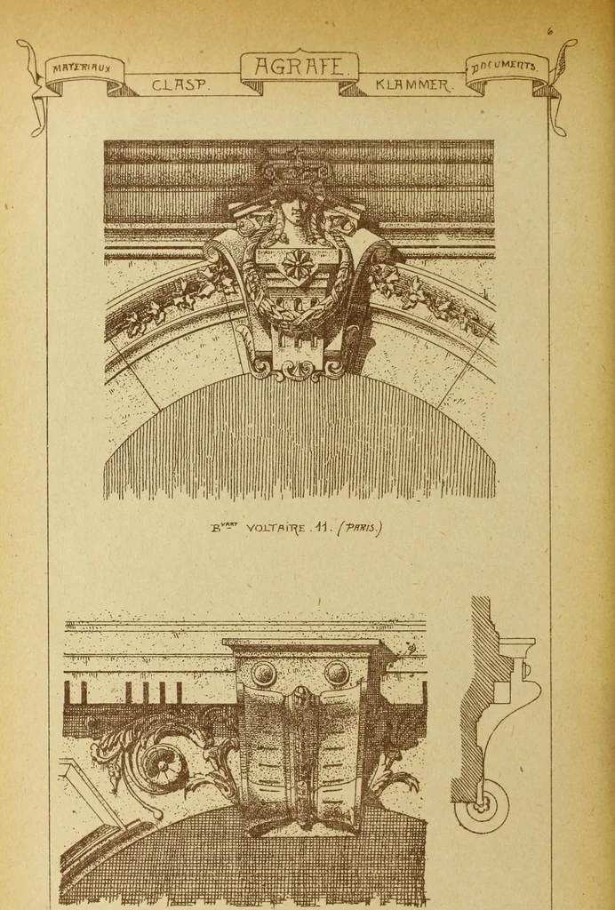An illustration from Materials and documents of architecture and sculpture : classified alphabetically, 1915, leaf 85