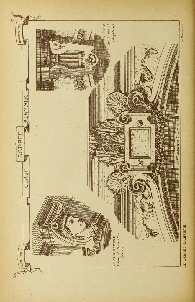 An illustration from Materials and documents of architecture and sculpture : classified alphabetically, 1915, leaf 87