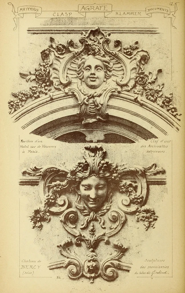 An illustration from Materials and documents of architecture and sculpture : classified alphabetically, 1915, leaf 91