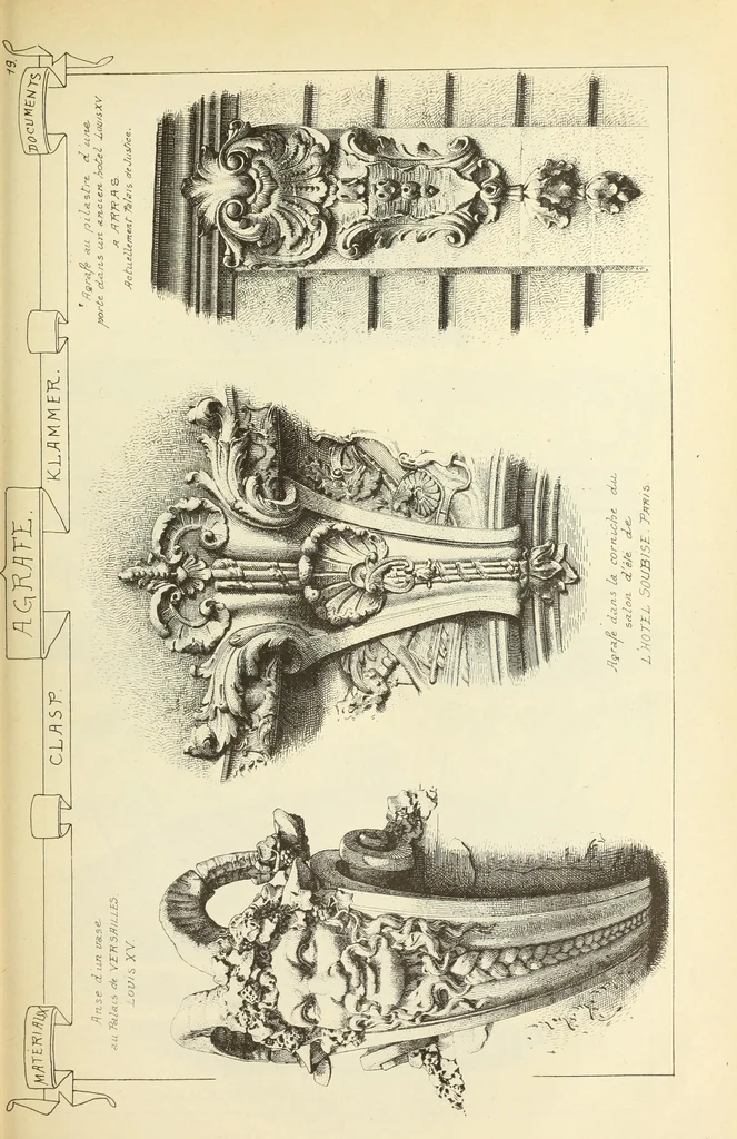 An illustration from Materials and documents of architecture and sculpture : classified alphabetically, 1915, leaf 98