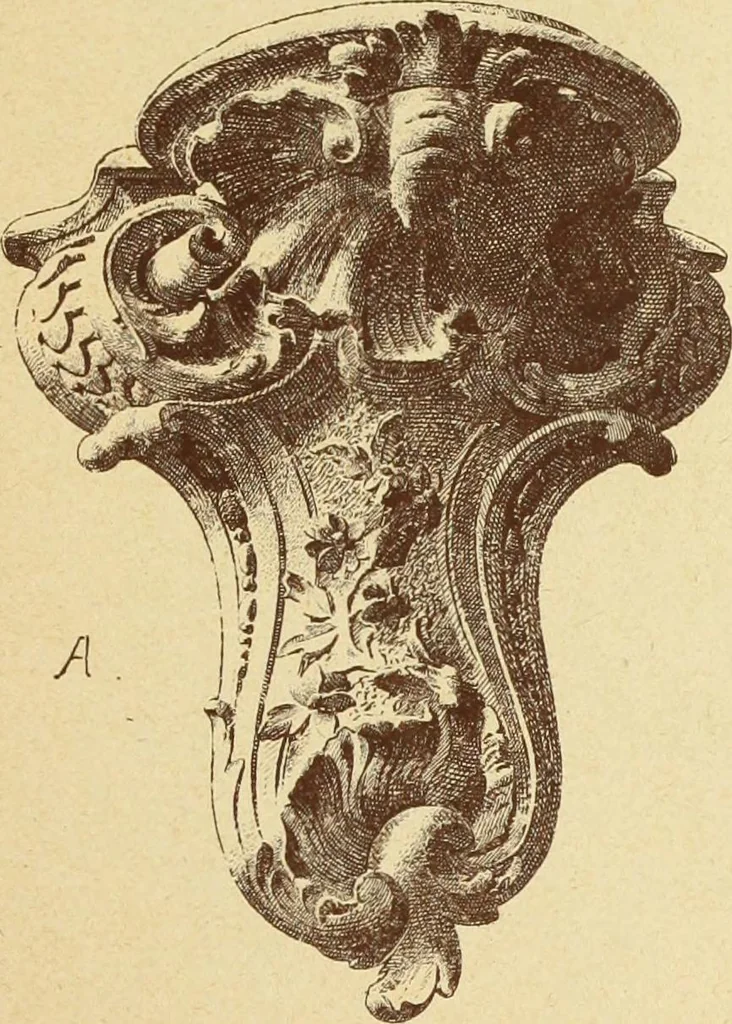An illustration from Materials and documents of architecture and sculpture : classified alphabetically, 1915, leaf 104