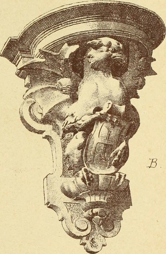 An illustration from Materials and documents of architecture and sculpture : classified alphabetically, 1915, leaf 104