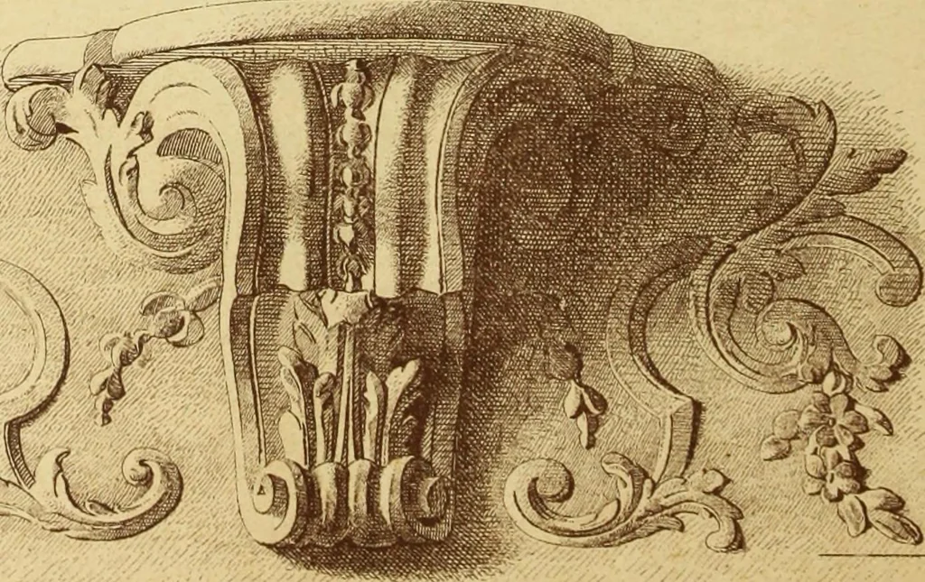 An illustration from Materials and documents of architecture and sculpture : classified alphabetically, 1915, leaf 105