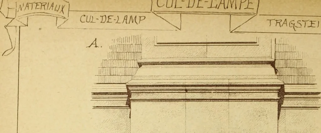 An illustration from Materials and documents of architecture and sculpture : classified alphabetically, 1915, leaf 109