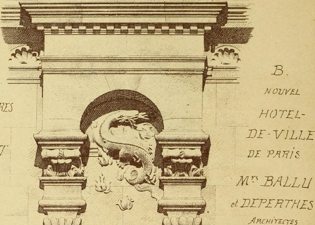 An illustration from Materials and documents of architecture and sculpture : classified alphabetically, 1915, leaf 109