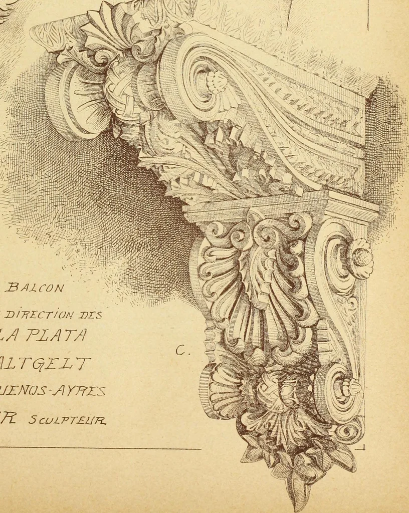 An illustration from Materials and documents of architecture and sculpture : classified alphabetically, 1915, leaf 110