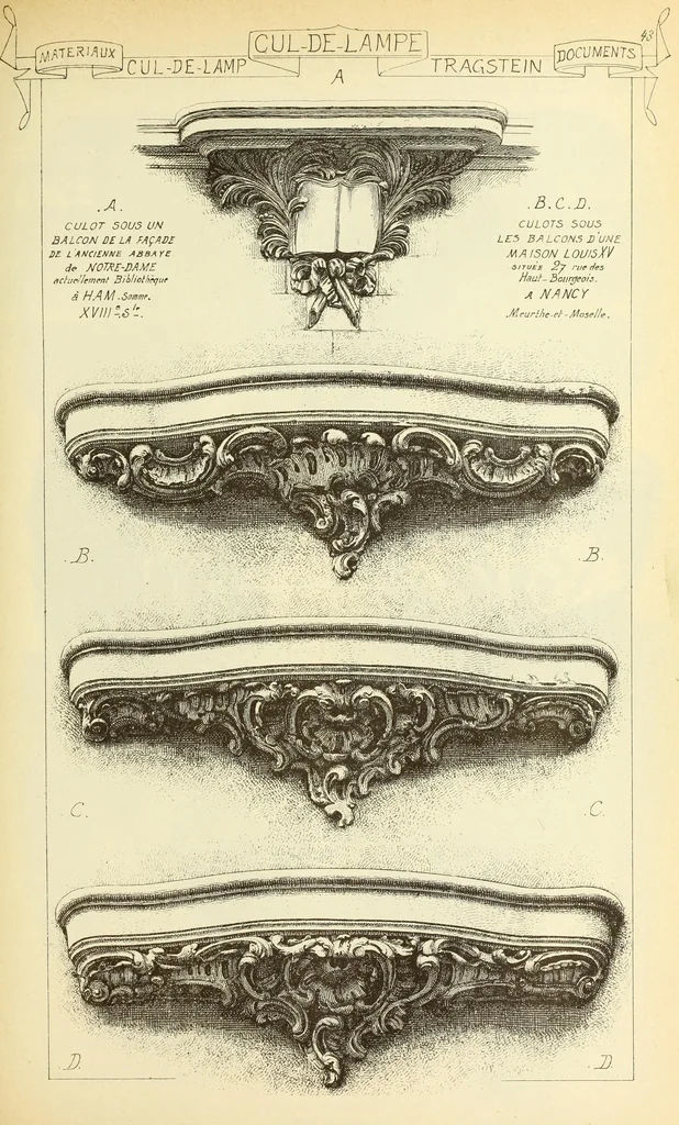 An illustration from Materials and documents of architecture and sculpture : classified alphabetically, 1915, leaf 114