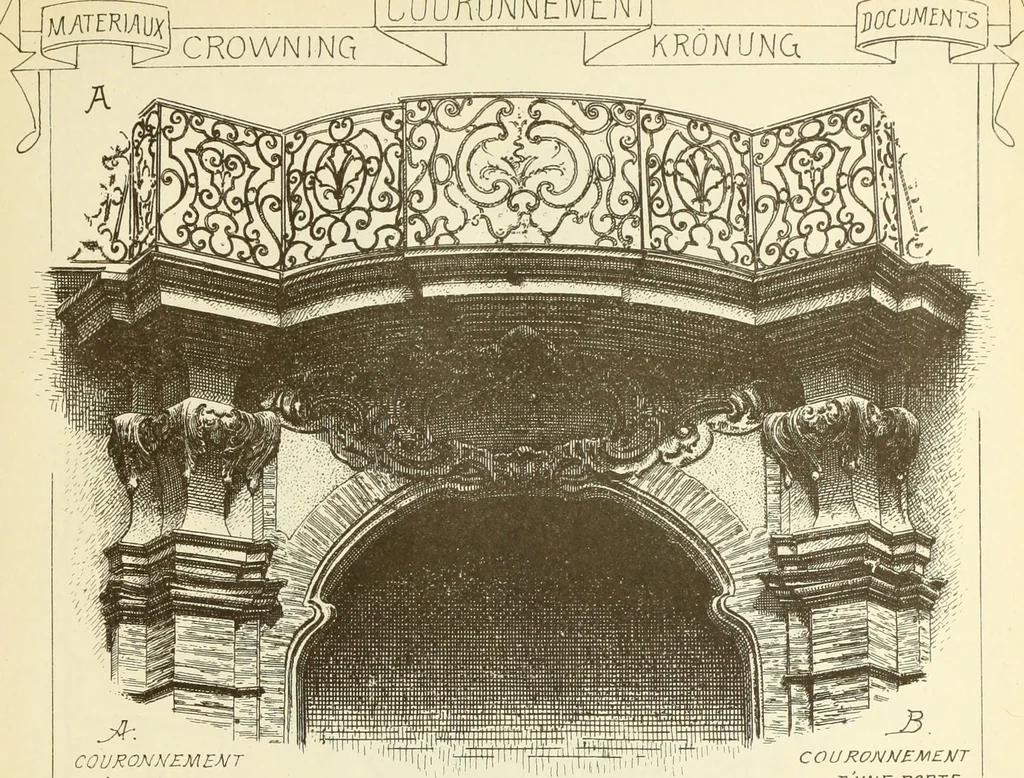 An illustration from Materials and documents of architecture and sculpture : classified alphabetically, 1915, leaf 12
