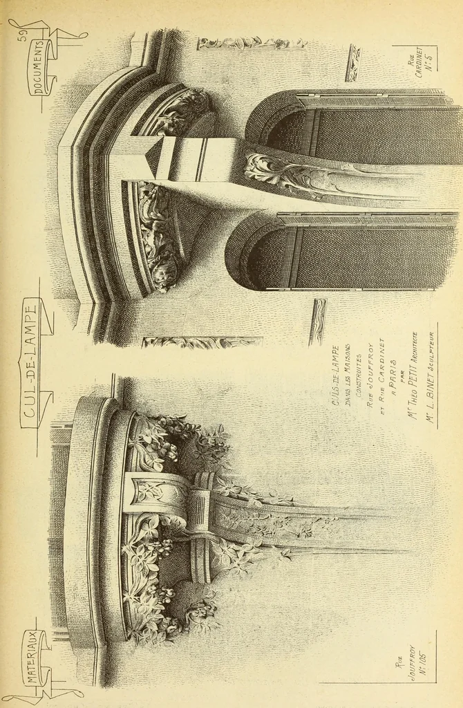 An illustration from Materials and documents of architecture and sculpture : classified alphabetically, 1915, leaf 130