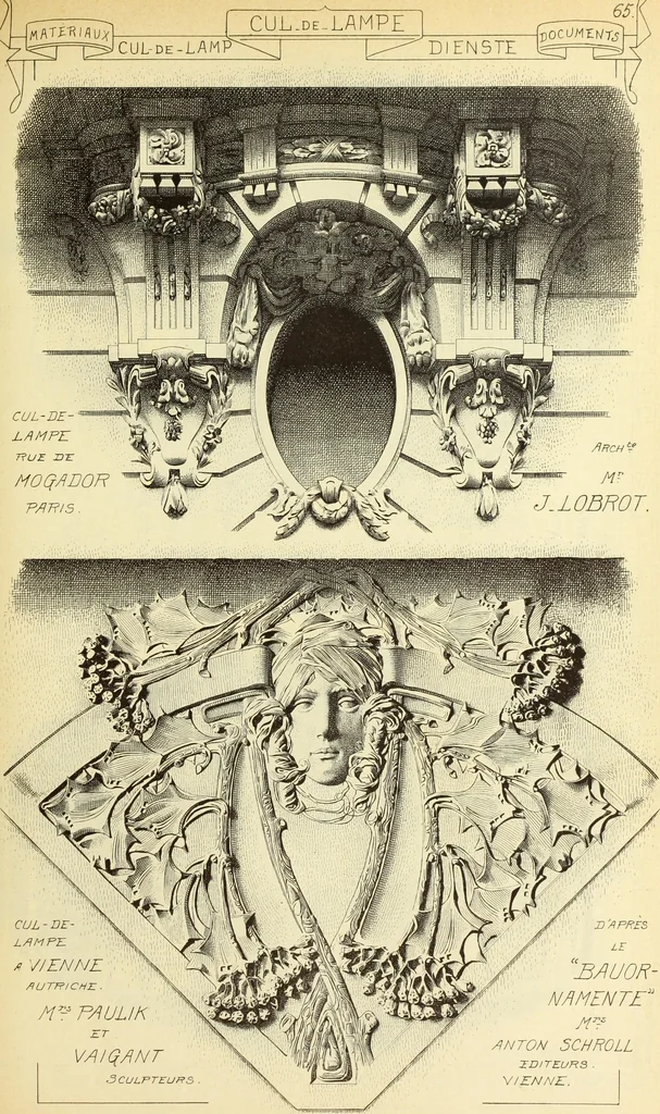 An illustration from Materials and documents of architecture and sculpture : classified alphabetically, 1915, leaf 136