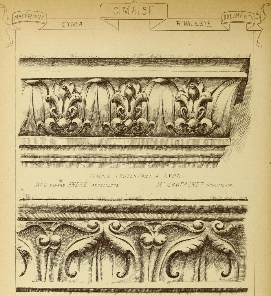 An illustration from Materials and documents of architecture and sculpture : classified alphabetically, 1915, leaf 143