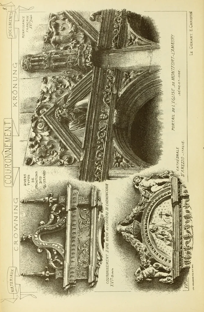 An illustration from Materials and documents of architecture and sculpture : classified alphabetically, 1915, leaf 15