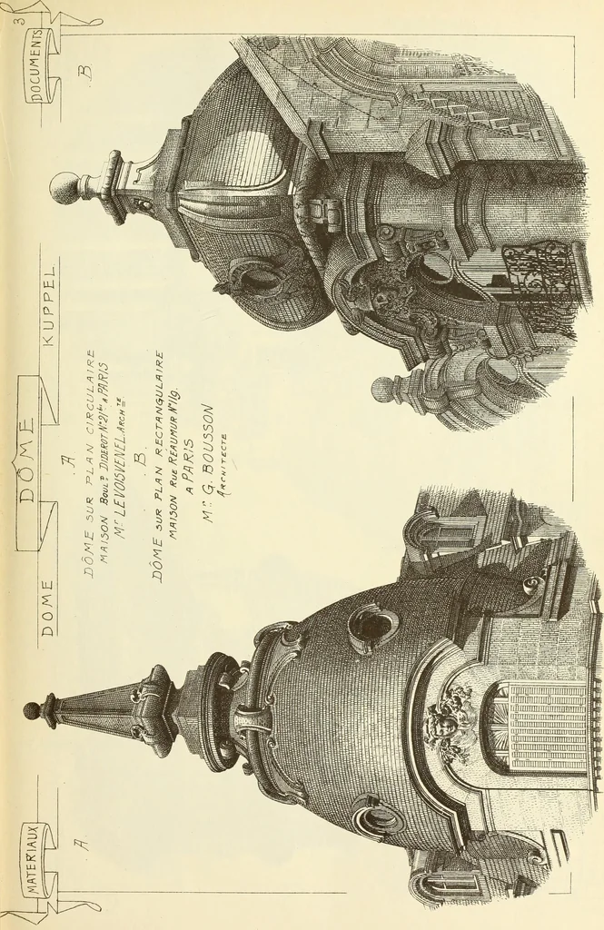 An illustration from Materials and documents of architecture and sculpture : classified alphabetically, 1915, leaf 158
