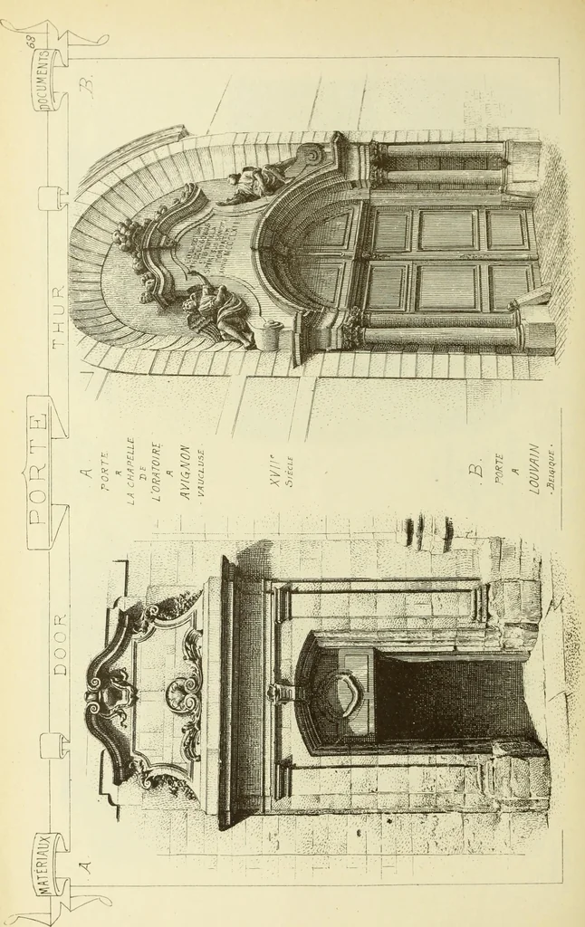 An illustration from Materials and documents of architecture and sculpture : classified alphabetically, 1915, leaf 167