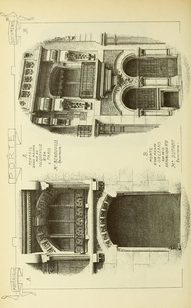 An illustration from Materials and documents of architecture and sculpture : classified alphabetically, 1915, leaf 175