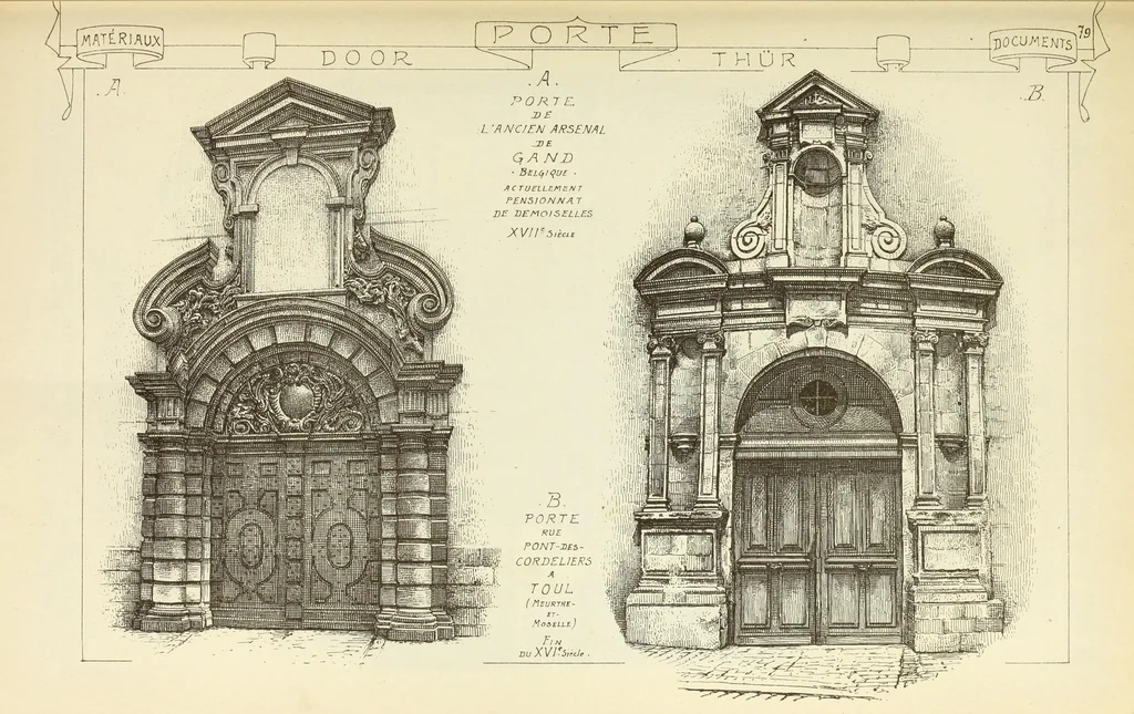 An illustration from Materials and documents of architecture and sculpture : classified alphabetically, 1915, leaf 178