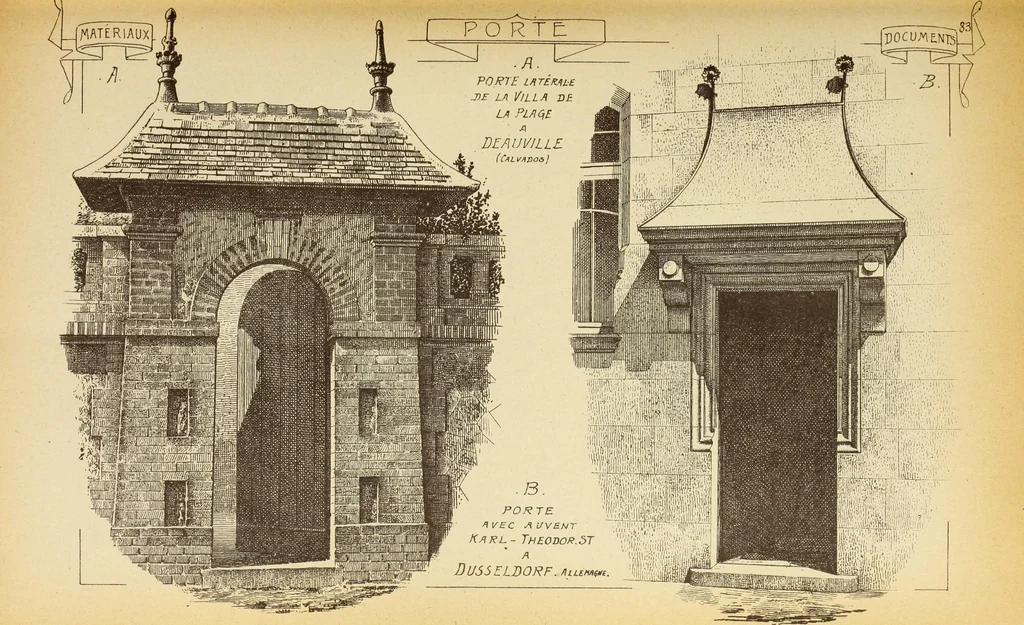 An illustration from Materials and documents of architecture and sculpture : classified alphabetically, 1915, leaf 182