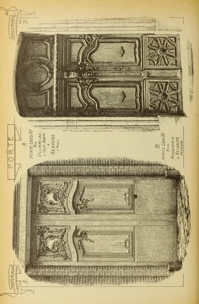 An illustration from Materials and documents of architecture and sculpture : classified alphabetically, 1915, leaf 185