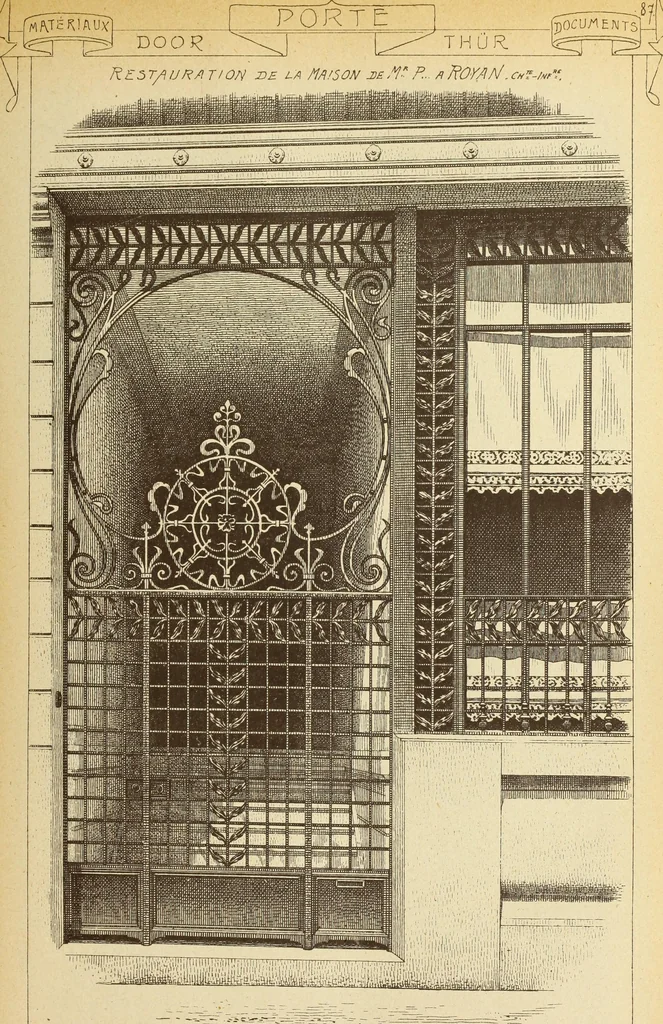 An illustration from Materials and documents of architecture and sculpture : classified alphabetically, 1915, leaf 186