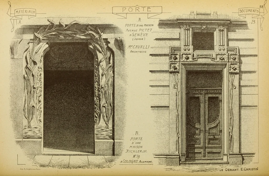 An illustration from Materials and documents of architecture and sculpture : classified alphabetically, 1915, leaf 187