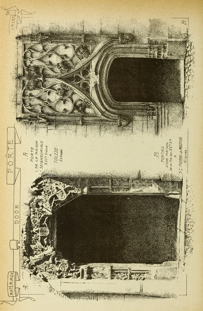 An illustration from Materials and documents of architecture and sculpture : classified alphabetically, 1915, leaf 189