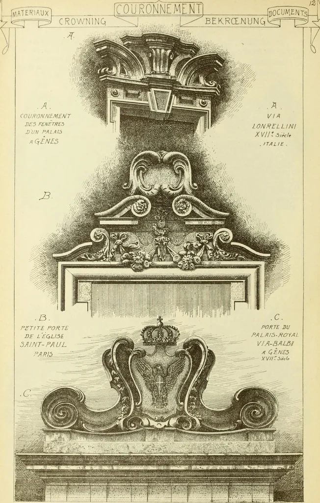 An illustration from Materials and documents of architecture and sculpture : classified alphabetically, 1915, leaf 19