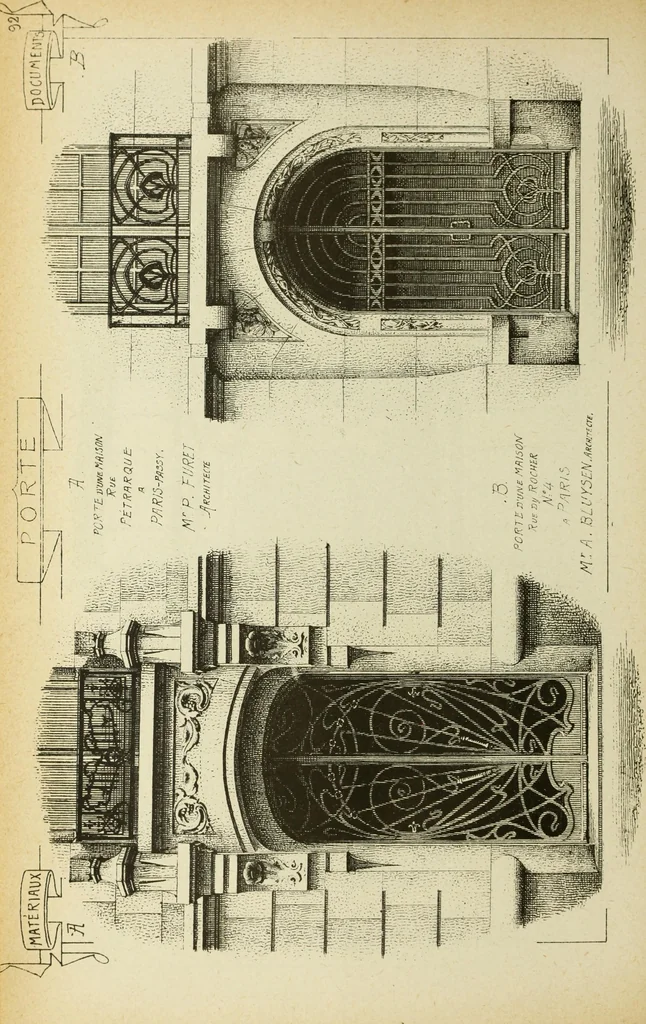 An illustration from Materials and documents of architecture and sculpture : classified alphabetically, 1915, leaf 191