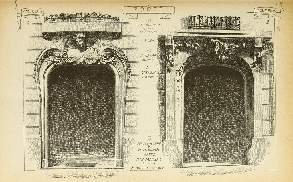 An illustration from Materials and documents of architecture and sculpture : classified alphabetically, 1915, leaf 192