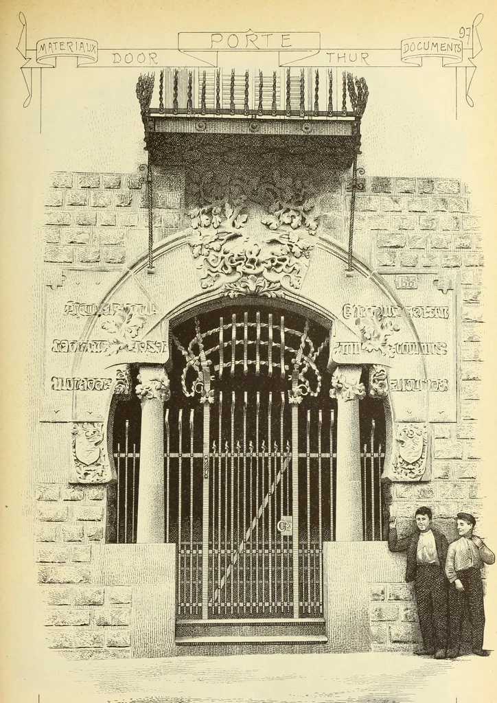 An illustration from Materials and documents of architecture and sculpture : classified alphabetically, 1915, leaf 196