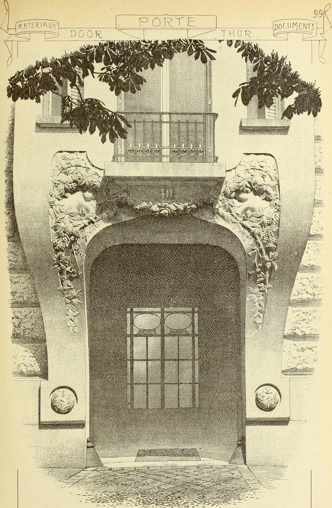 An illustration from Materials and documents of architecture and sculpture : classified alphabetically, 1915, leaf 198