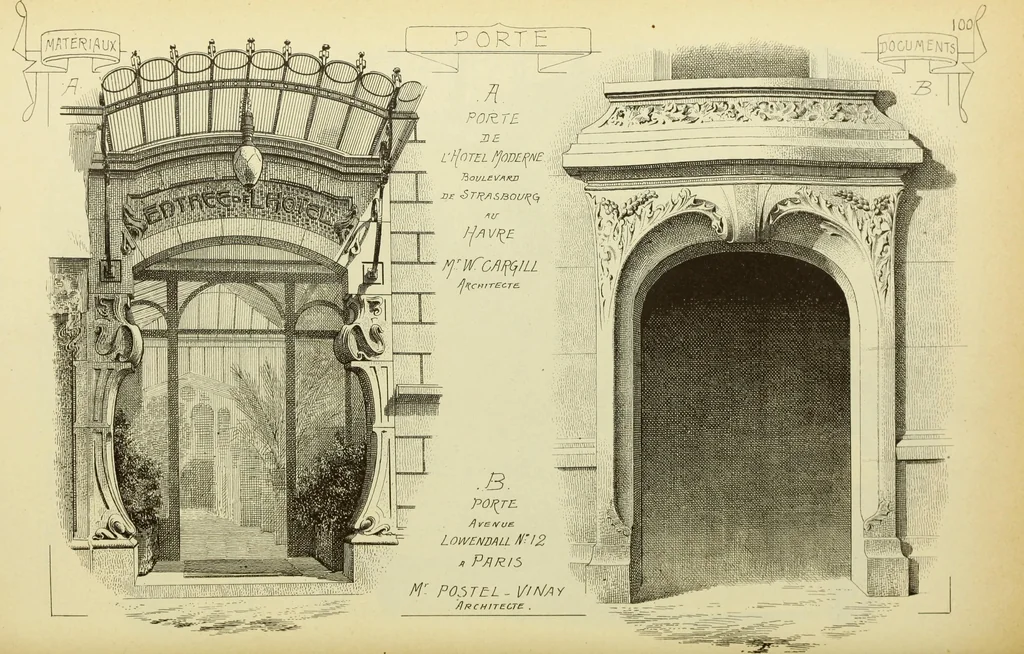 An illustration from Materials and documents of architecture and sculpture : classified alphabetically, 1915, leaf 199