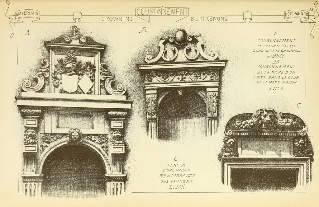 An illustration from Materials and documents of architecture and sculpture : classified alphabetically, 1915, leaf 20