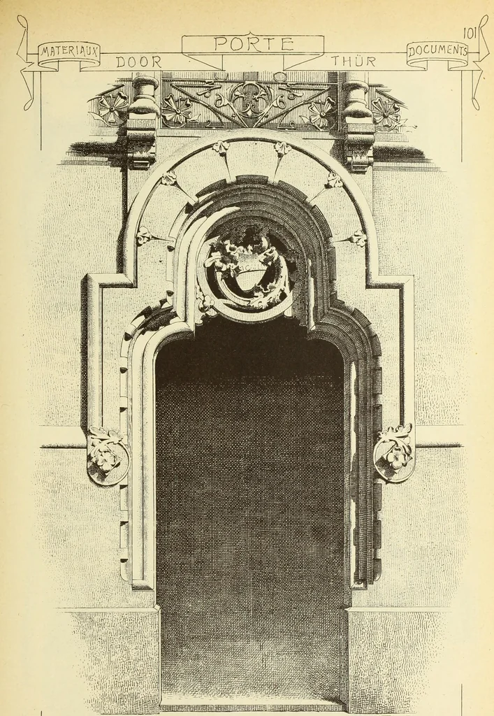 An illustration from Materials and documents of architecture and sculpture : classified alphabetically, 1915, leaf 200