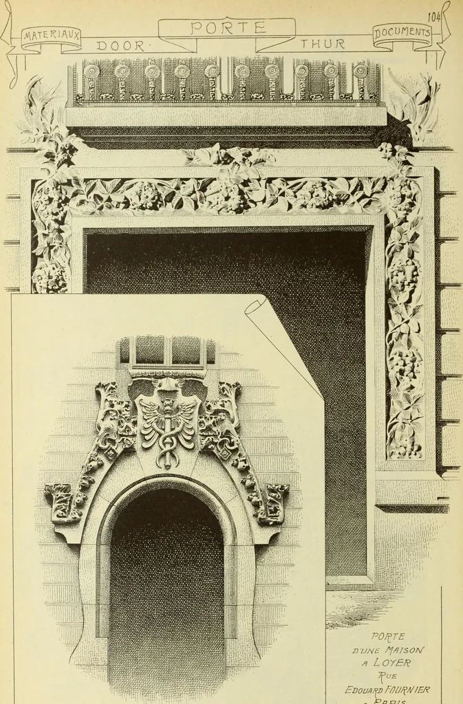 An illustration from Materials and documents of architecture and sculpture : classified alphabetically, 1915, leaf 203
