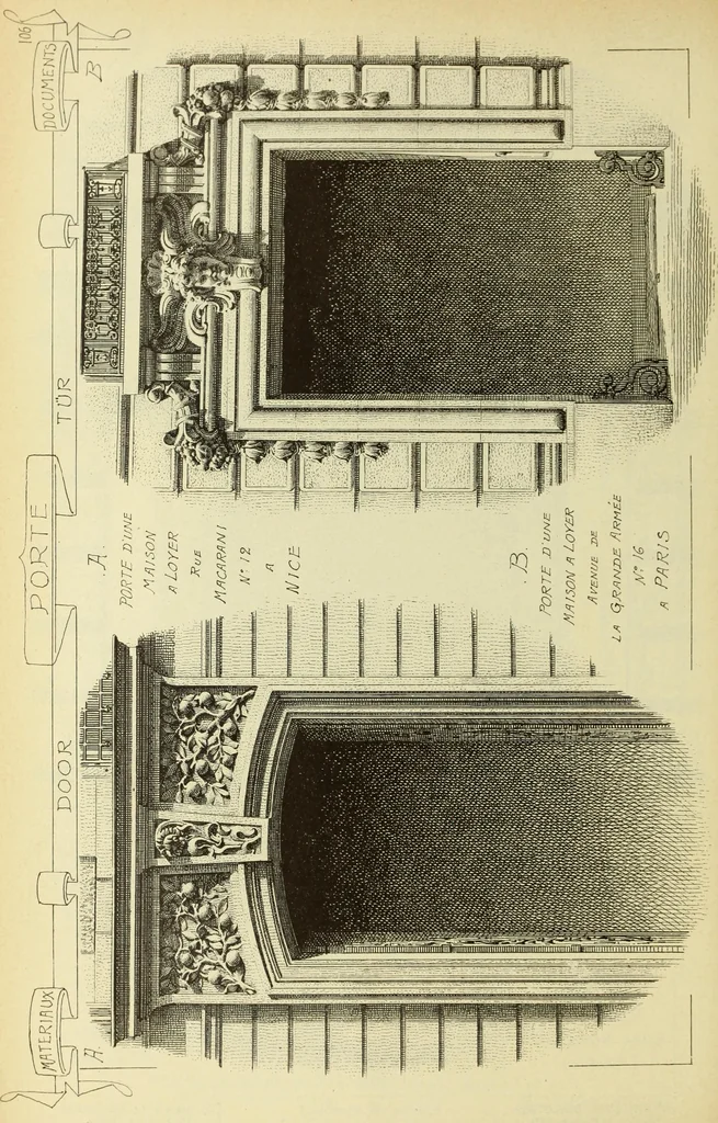 An illustration from Materials and documents of architecture and sculpture : classified alphabetically, 1915, leaf 205